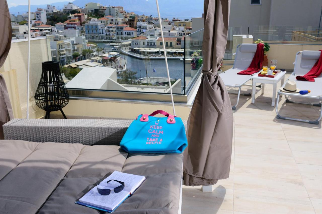 Luxury Lake View Center House Agios Nikolaos Buitenkant foto