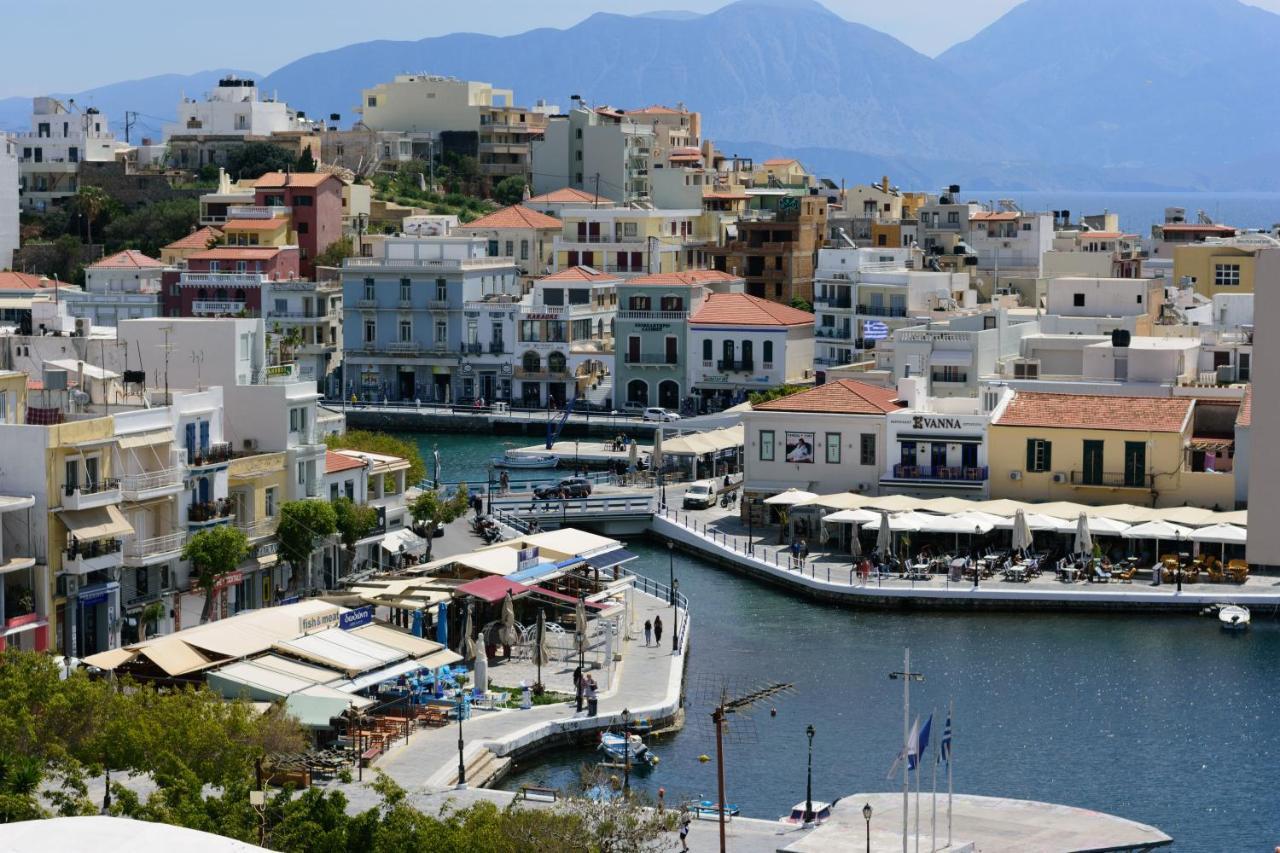 Luxury Lake View Center House Agios Nikolaos Buitenkant foto